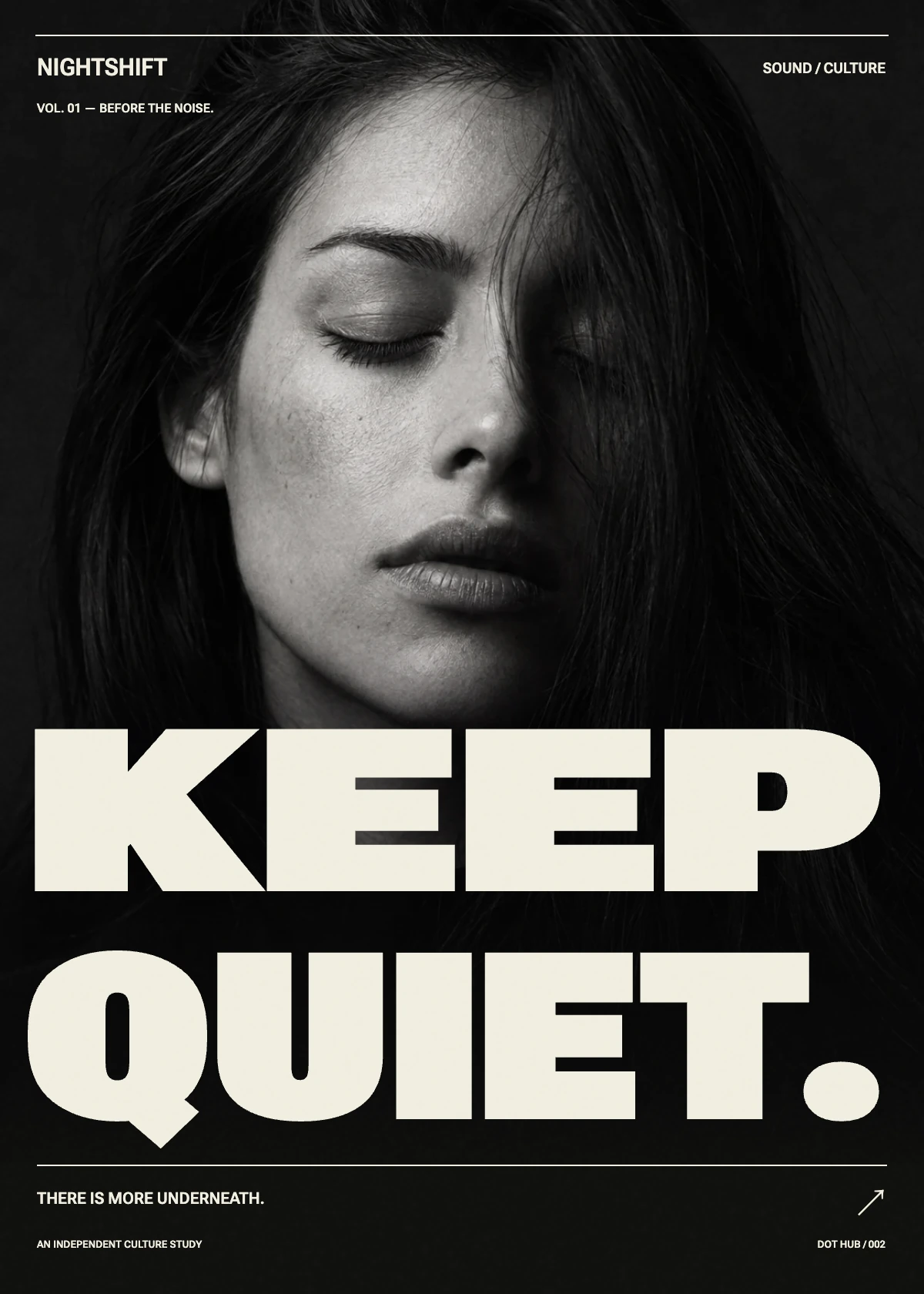 KEEP QUIET.のポスター